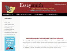 Tablet Screenshot of essaysmith.com